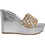 Nine West KAT 3 Καλοκαιρινές Γυναικείες Πλατφόρμες Πολύ Ψηλές Ασημί