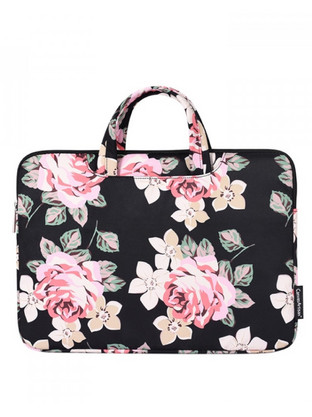 Canvaslife Briefcase Τσάντα Laptop Ώμου 14" Black Rose