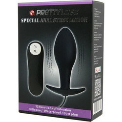 Pretty Love Bottom Anchor Πρωκτική Σφήνα Ασύρματη με Δόνηση D-211748