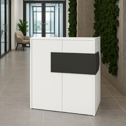 Megapap Aloha Γραφείο Reception Ξύλινο 95.5x40x110.3cm GP042-0347,1