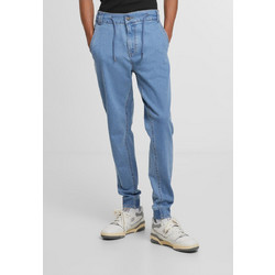 Urban Classics Ανδρικό Τζιν Παντελόνι Ελαστικό Slim Εφαρμογή Μπλε TB7567-12689