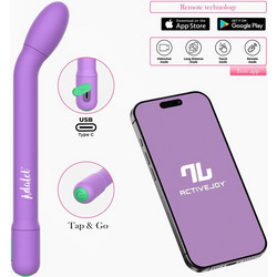 Adalet Gently G-Point Vibrator Δονητής G-Spot για Ζευγάρια με App Control Λιλά