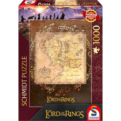 Puzzle Schmidt The Lord Of The Rings Map of Middle Earth 1000 Κομμάτια