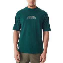 New Era MLB Tartan Os Oakath Ανδρικό Αθλητικό T-Shirt Κυπαρισσί 60580586