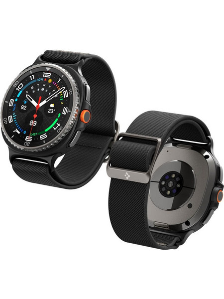 Spigen Lite Fit Λουράκι Υφασμάτινο Black (Samsung Galaxy Watch 8 / 8 Classic)