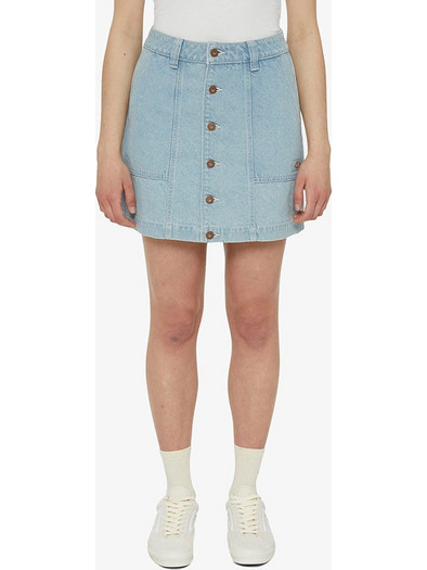 Dickies Μίνι Φούστα Τζιν Ψηλόμεση Γαλάζια DK0A4YH8C151