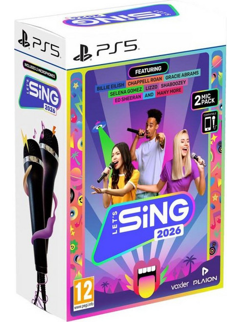 Let's Sing 2026 + 2 Mic PS5