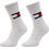 Tommy Hilfiger Ανδρικές Κάλτσες Ψηλές Λευκές 2Pack 701228222-001