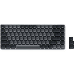 Satechi SM1 Slim Ασύρματο Μηχανικό Gaming Πληκτρολόγιο TenKeyLess με Custom Brown Διακόπτες Black