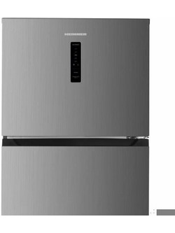 Heinner HF-HM415NFINVSD Δίπορτο Ψυγείο 415lt No Frost Υ178xΠ71xΒ68.5cm Inox