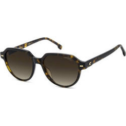 Carrera CA3068/S 086/HA Ανδρικά Γυαλιά Ηλίου Στρογγυλά Κοκάλινα Ταρταρούγα με Καφέ Φακό