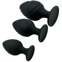 LELO Special Silicone Σετ Πρωκτικές Σφήνες Μαύρες 3τμχ ST228