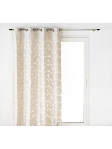 Mastershop Κουρτίνα Παραθύρου Βελουτέ με Τρουκς 140x240 Μπεζ 027.1612367