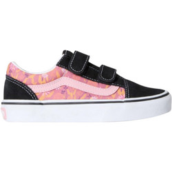 Vans Old Skool Παιδικά Sneakers Μαύρα Ροζ VN000CYAZRY1