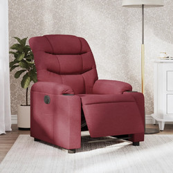 vidaXL Πολυθρόνα Relax με Υποπόδιο Ανακλινόμενη Μπορντό 3206630