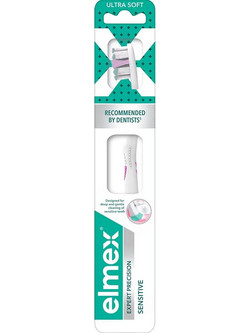 Elmex Expert Precision Sensitive Soft Oδοντόβουρτσα Λιλά Λευκή