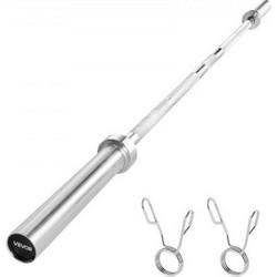 Vevor GLGGLG18MDG58I5TY001V0 Ίσια Μπάρα Ολυμπιακού Τύπου 11.65kg Φ50mm 182cm με Κολάρα Μανταλάκια