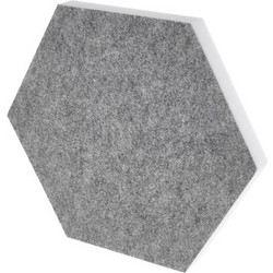 t.akustik Hexagon Melamine Ηχοαπορροφητικά Πάνελ 29x29x2.5cm 3τμχ Απαλό Γκρι