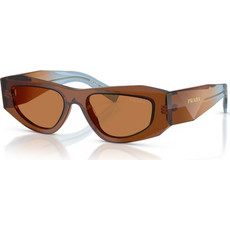 Prada PRB19S 25F90Q Γυναικεία Γυαλιά Ηλίου Cat Eye Κοκάλινα Καφέ με Καφέ Φακό