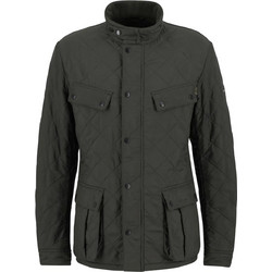 Barbour Ανδρικό Μπουφάν Χειμωνιάτικο Καπιτονέ Χακί MQUO365-0L71