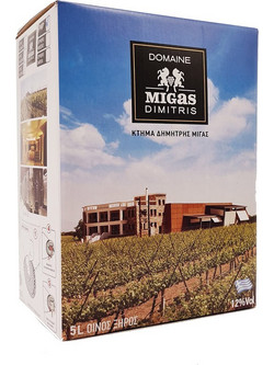 Κτήμα Δ. Μίγας Merlot Syrah Κρασί Ερυθρό Ξηρό 5000ml