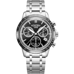 Roamer Mercury Ανδρικό Ρολόι Χρονογράφος με Ασημί Μεταλλικό Μπρασελέ R968988418520