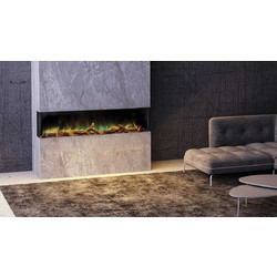 ilektro Sixteen Fifty Landscape 1650 Ηλεκτρικό Τζάκι Τοίχου 2000W Μ166.1xΥ58.1xΒ31.9cm
