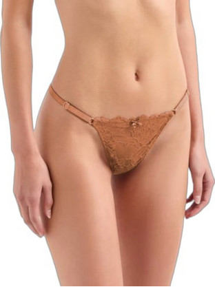 Emporio Armani Γυναικείο Sexy String με Δαντέλα Ταμπά EW000396AF10890-F6019