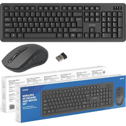 SAVIO KB-03 Black Ασύρματο Σετ Πληκτρολόγιο & Ποντίκι
