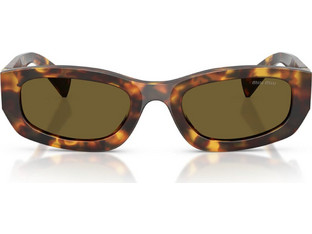 Miu Miu MUB04S 14L09Z Γυναικεία Γυαλιά Ηλίου Cat Eye Κοκάλινα Ταρταρούγα με Καφέ Φακό