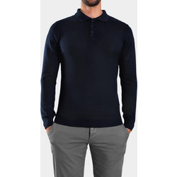 3Guys Milton Ανδρική Μπλούζα Polo Μακρυμάνικη Navy Μπλε 1-225-1-50-5105