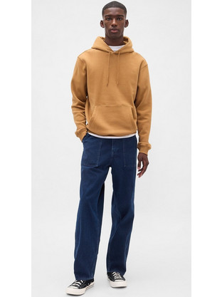 Gap Ανδρικό Τζιν Παντελόνι Relaxed Εφαρμογή Navy Μπλε 801572000