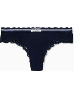 Emporio Armani Γυναικείο Sexy Brazil με Δαντέλα Navy Μπλε EW000394AF15360-UB101