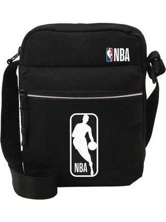 Back Me UP NBA Ανδρική Τσάντα Ώμου / Χιαστί Μαύρη 378-00201