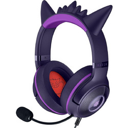 Razer Kraken Kitty V2 Gengar Pokemon Edition Ασύρματο Gaming Headset Over Ear Purple