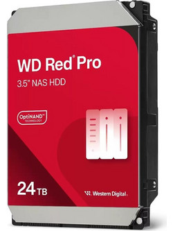 Western Digital Red Pro 24TB HDD Σκληρός Δίσκος 3.5" SATA 3 7200rpm με 512MB Cache WD241KFGX
