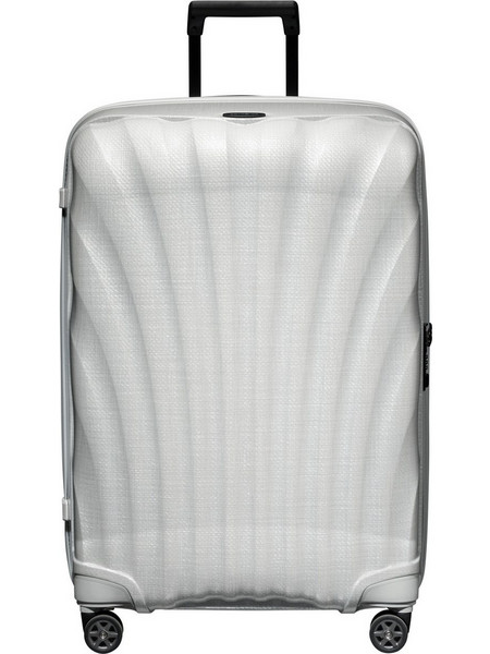 Samsonite C-LITE 122861-1627 Βαλίτσα Μεγάλη 75x51x31cm με 4 Ρόδες Ασημί