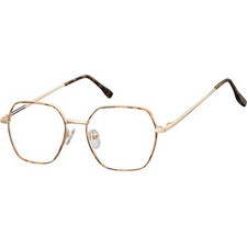 Sunoptic 911G Γυναικείος Σκελετός Γυαλιών Οράσεως +4.00 Μεταλλικός Χρυσός
