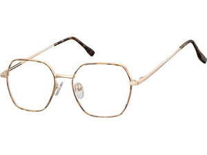 Sunoptic 911G Γυναικείος Σκελετός Γυαλιών Οράσεως +4.00 Μεταλλικός Χρυσός