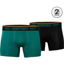 Heavy Tools Ανδρικά Μποξεράκια Σετ 2Pack HT-S23-860 Πετρόλ/Μαύρο