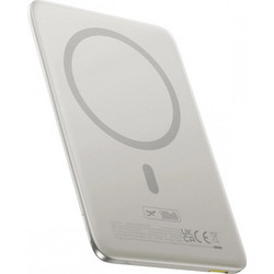 Baseus PicoGo AM41 Power Bank 5000mAh 20W με Θύρα USB-C Power Delivery Beige