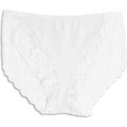 Cotonella Γυναικείο Slip με Δαντέλα Λευκό ADC89-0001AI-00001