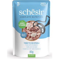 Schesir Complete & Balanced Adult with Tuna & Seabass 85gr