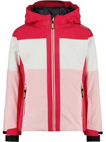 CMP Παιδικό Μπουφάν Χειμωνιάτικο Pullover Αδιάβροχο Αντιανεμικό Μπεζ Κόκκινο 35W0345-L222