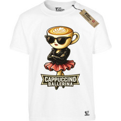 Takeposition Ballerina Cappuccina Παιδικό T-Shirt Κοντομάνικο Λευκό 806-1435