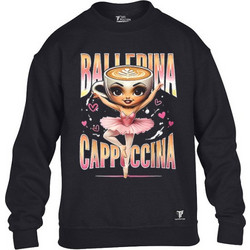 Takeposition Ballerina Cappuccina Παιδικό Φούτερ Μαύρο 810-1437