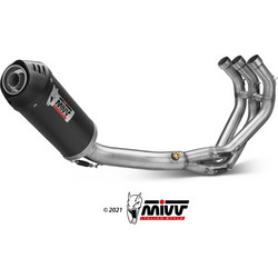 MIVV Oval Σετ Εξάτμισης για Yamaha Tracer 9 '15-'20 με Σιγαστήρα Carbon