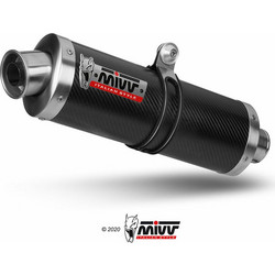 MIVV Oval Τελικό Εξάτμισης για Yamaha TDM 900 με Σιγαστήρα Carbon