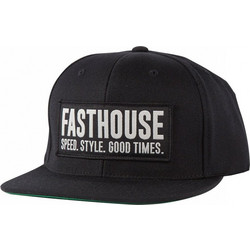 Fasthouse Blockhouse Ανδρικό Καπέλο Jockey Υφασμάτινο Μαύρο 6011-00