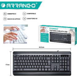 Arrango ASM76399 Black Πληκτρολόγιο